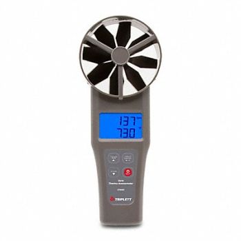 TRIPLETT Large Vane Anemometer, 783AN6