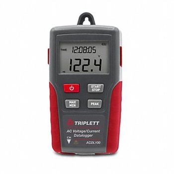 TRIPLETT TRMS Voltage and Current Datalogger, 783AR0