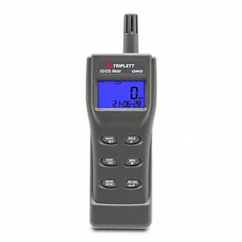 TRIPLETT CO/CO2 IAQ Meter, 783AT8