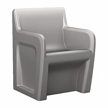 SENTINEL Arm Chair Floor Mount Stone Gray, 783EU4