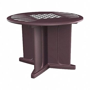 ENDURANCE Table 48 Round Bugundy Game Top, 783F18