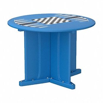 ENDURANCE Table 42 Round Slate Blue Game Top, 783F40