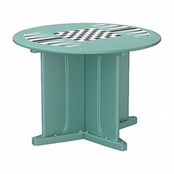 Endurance Table 42 Round Aqua Game Top, 783F41