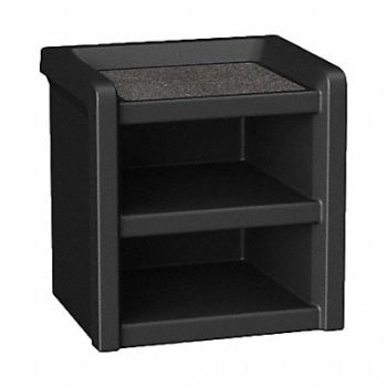 ENDURANCE Night Stand Plastic Laminate Top Black, 783FC2