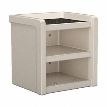 ENDURANCE Night Stand Plastic Laminate Top Gray, 783FD2