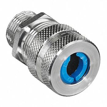 HUBBELL WIRING DEVICE-KELLEMS Liquid Tight Cord Connector M30 x 1.5, 783FN3