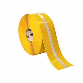 MIGHTY LINE Floor marking Yellow 4 inx4 in Roll, 783G94
