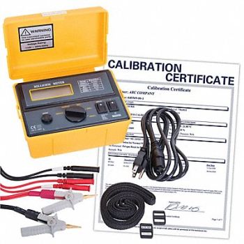 REED INSTRUMENTS Milli Ohmmeter 2000 ohm Max LCD, 783H21