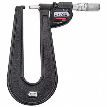 STARRETT Wireless Digital Sheet Metal Micrometer, 783RA5
