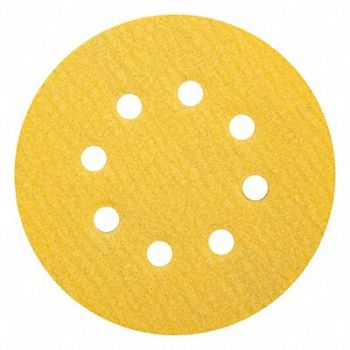 NORTON Hook-and-Loop Sanding Disc 5 in Dia, 783RH1