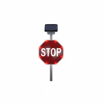 TAPCO Stop Sign LED Crossing Sign 30x30, 783RK5