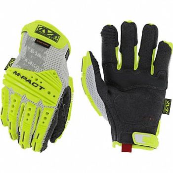 MECHANIX WEAR Gloves High-Visibility Yellow XL PR, 783RL7