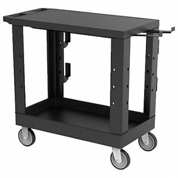 LUXOR Utility Cart w/Shelves 600lb, 783T06