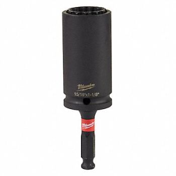 MILWAUKEE Impact Socket 3/4 in 9/16 in 12-Point, 783WN9