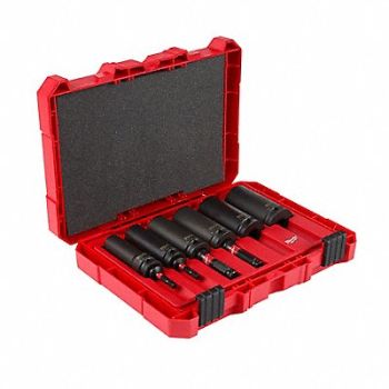 MILWAUKEE Impact Socket Set Stainless Steel Matte, 783WP0
