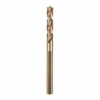 MILWAUKEE Pilot Drill Bit 3-Flat 1/4 in Cobalt, 783WR3