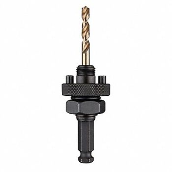 MILWAUKEE Hole Saw Arbor Quick Change 5/8 -18, 783WR5