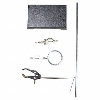 UNITED SCIENTIFIC Support Stand Kit 20 L 3 Dia 2 Prongs, 783WT4