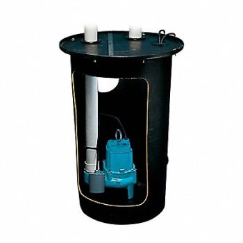 LITTLE GIANT Sump Pump Package 4/10 hp 115V AC Rated, 783X06