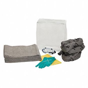 BRADY Spill Kit 20 Pad Bag 17 Hx15 Wx7.25 D Sz, 783XP7