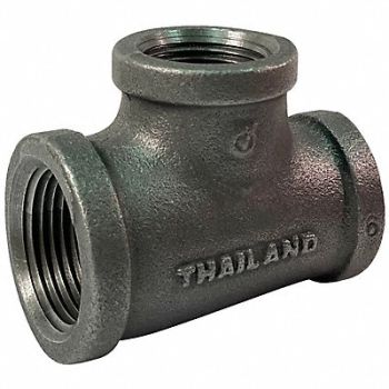 GRAINGER APPROVED Reducing Tee 3/4 in x 1/2 in x 1/2 in, 783Y54