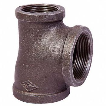 GRAINGER APPROVED Reducing Tee 1 in x 1/4 in x 1 in, 783Y57