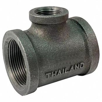 GRAINGER APPROVED Reducing Tee 3 in x 3 in x 1 in, 783Y70