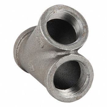 GRAINGER APPROVED Wye Black Malleable Iron 150 1-1/4 In., 783Y80