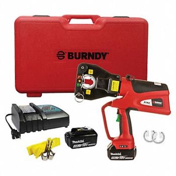 BURNDY Cordless Crimping Tool Kit Latching, 783YV1