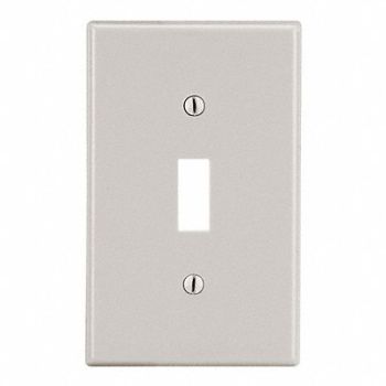 HUBBELL Rocker Wall Plate Brown 1 Gang Standard, 784FF1