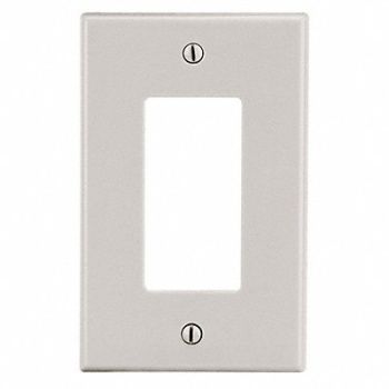 HUBBELL Rocker Wall Plate Brown 1 Gang Mid Size, 784FH3