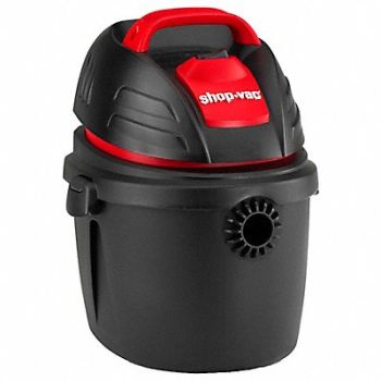 SHOP-VAC Shop Vacuum 2.5 gal Plastic 60 cfm, 784HV0