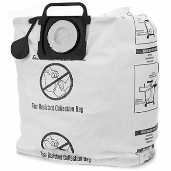 SHOP-VAC Vacuum Bags Non-Reusable Dry Cloth PK2, 784HX7