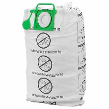 SHOP-VAC Vacuum Bags Non-Reusable Wet/Dry PK2, 784HY0