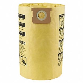 SHOP-VAC Vacuum Bags Non-Reusable Dry Paper PK2, 784HY8
