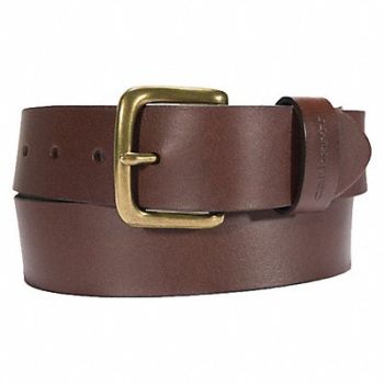 CARHARTT Classic Buckle Belt Brown 58 L 1-1/2 W, 784NK2