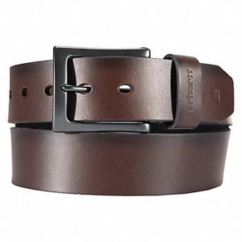CARHARTT Box Buckle Belt Brown 58 L 1-1/2 W, 784NM4