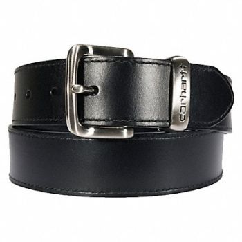 CARHARTT Metal Keeper Belt Black 50 L 1-1/2 W, 784NN1