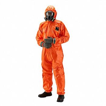 MICROCHEM Flame Res Multi-hazard Chem.Gown Size L, 784RK7
