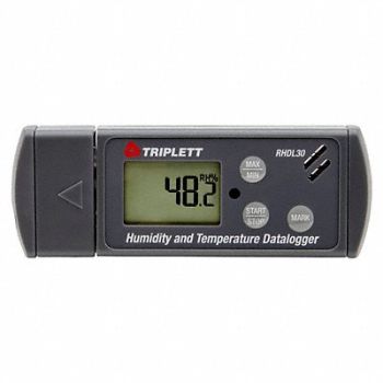 TRIPLETT Hygrothermometer Datalogger, 784T78