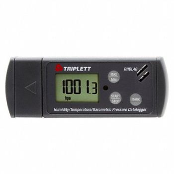 TRIPLETT Hygrothermometer Pressure Datalogger, 784T79