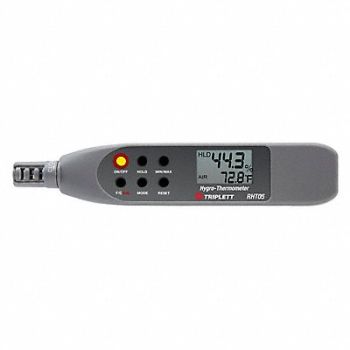 TRIPLETT Hygro-Thermometer w/DP and WB, 784T84