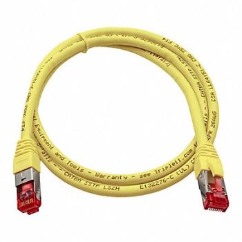 TRIPLETT Patch Cable CAT6A 10GBPS Yellow, 784T92