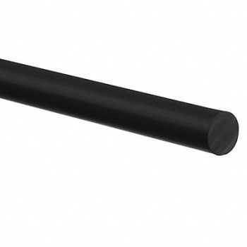 GRAINGER APPROVED K4785 Aflas Round Cord 1/2 D 25 L 80A Black, 784WG9
