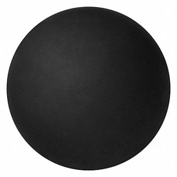 GRAINGER APPROVED K5000 PU Ball 2 in Black Standard Grade 80A, 784ZT9