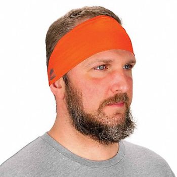 CHILL-ITS BY ERGODYNE Cooling Headband Orange, 785U03