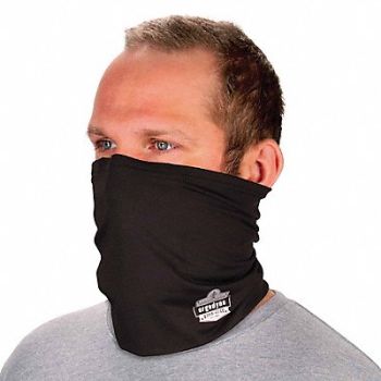 CHILL-ITS BY ERGODYNE Cooling Neck Gaiter Black L/XL, 785U05