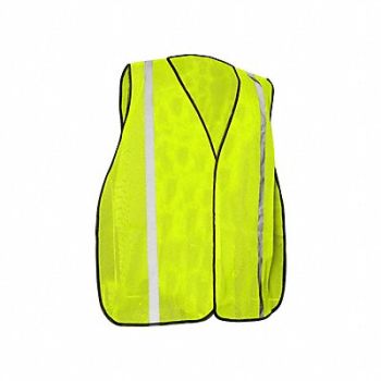 GRAINGER APPROVED Back Stp Vest Unrated Yellow/Green L/X, 786F30