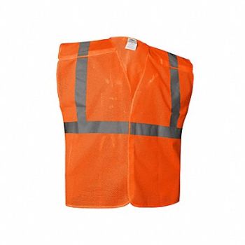 GRAINGER APPROVED Class 2 Breakaway Mesh X-back No Pock, 786FD3