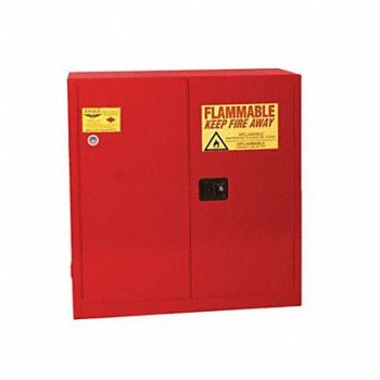 EAGLE Paints and Inks Cabinet 40 gal Red, 101ZJ4